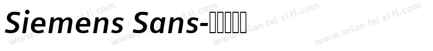 Siemens Sans字体转换